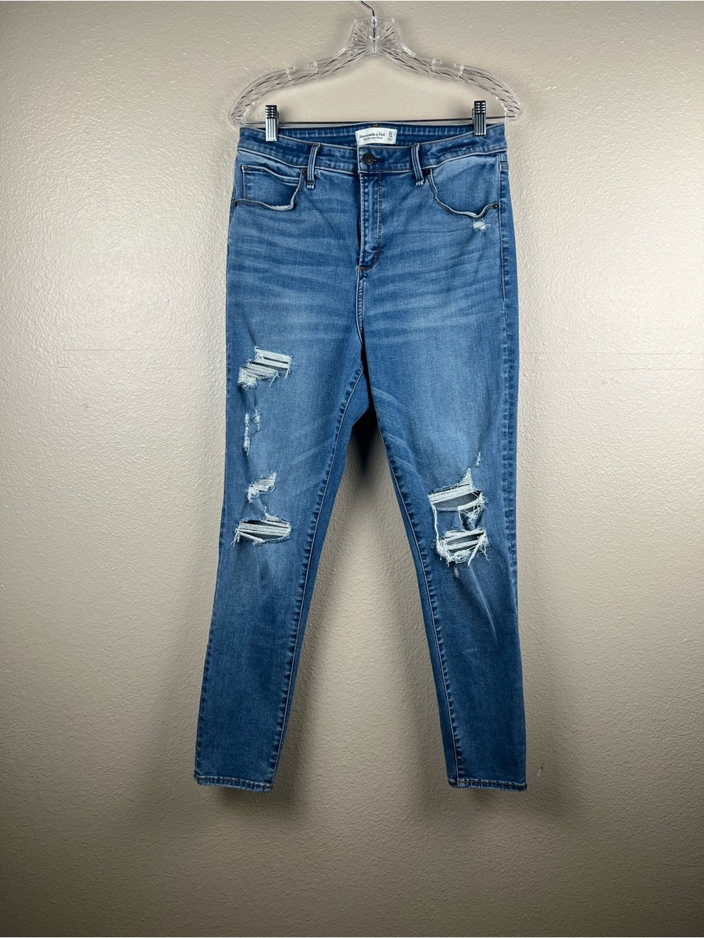 Abercrombie Curve Love High Rise Super Skinny Jeans 14R
